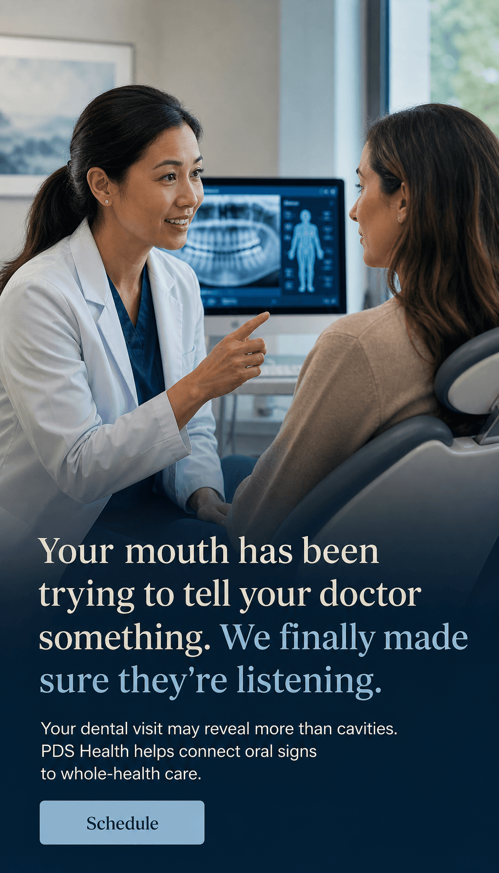Spec ad concept for Pacific Dental Services